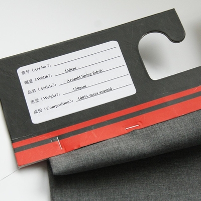 Le dopant de tissu d'Aramid de méta d'EN11611 130gsm a teint Grey Fire Fighting Suit