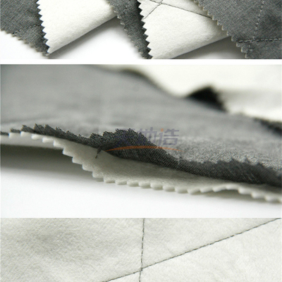 Tissu d'Aramid de méta Grey With Aramid Felt 200gsm pour la doublure d'habillement de lutte contre l'incendie