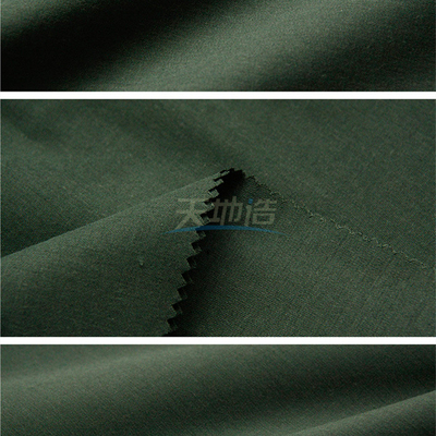 Tissu d'Aramid de méta de vert d'armée 93/5/2 170gsm pour le costume de vol