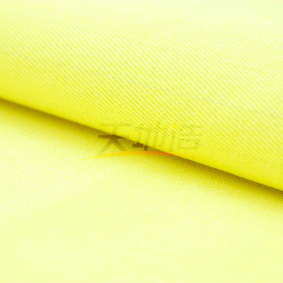 280gsm tissu Modacrylic Fluorescrnt Ne24/2 jaune En11612