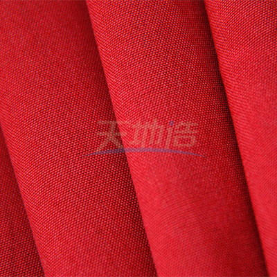 Tissu visqueux rouge 240gsm d'Aramid pour les vêtements de protection