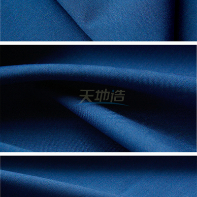 Habillement d'arc du tissu 160gsm d'Aramid de méta de bleu d'océan anti pour le pétrole