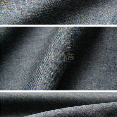 Costume de lutte contre l'incendie rayant 50/50 gris visqueux du tissu 120gsm d'Aramid Lenzing franc de méta