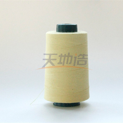 Résistance thermique jaune de fil de couture de Ne30/3 Para Aramid
