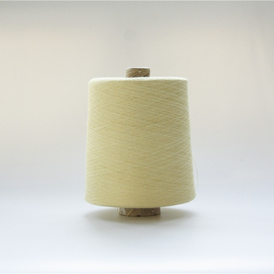 Le fil de couture de franc Para Aramid bavardent Ne30/2 jaune cru pour le tissage de tissu