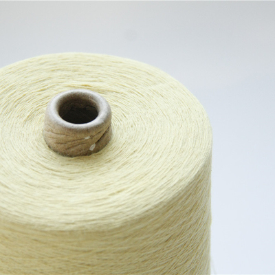 Le fil de couture de franc Para Aramid bavardent Ne30/2 jaune cru pour le tissage de tissu