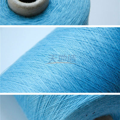 Ne33/2 le méta Aramid a mélangé le bleu de ciel de fil pour le produit chimique d'huile