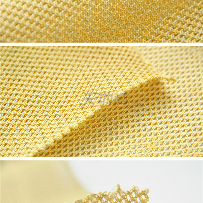 Le filament 100% Para Aramid Mesh Cloth Raw Yellow For a renforcé le squelette