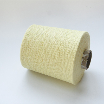 Jaune cru de 40 TEX Para Aramid Filament Yarn pour le tissage de tissu