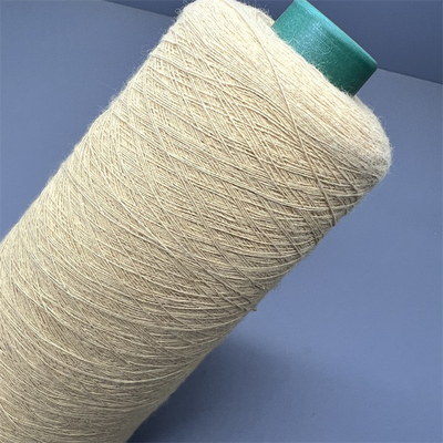 66 TEX Para Aramid Fiber Yarn Ne18/2 jaune cru pour les gants résistants coupés