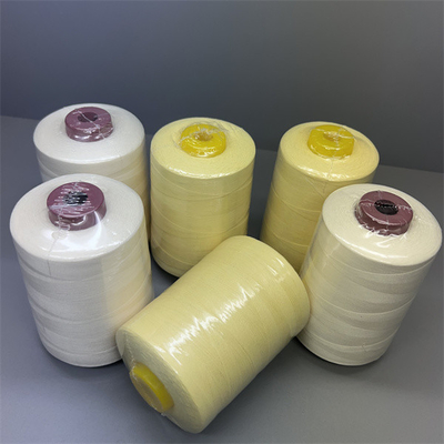 Fil de couture de 90 TEX Para Aramid Raw Yellow pour coudre Ne20/3