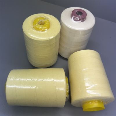 60 TEX Ne 30/3 jaune cru de fil de couture de Para Aramid avec de haute résistance