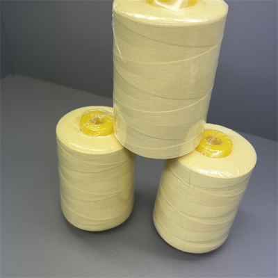 La couture d'EN469 Para Aramid filètent le jaune cru avec de haute résistance