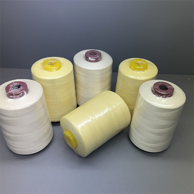 Corde jaune crue de rideau en fil de couture de NFPA1971 Para Aramid