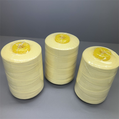 Corde jaune crue de rideau en fil de couture de NFPA1971 Para Aramid