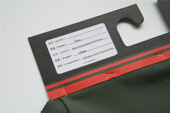 025MM Épaisseur de tissu para-aramide 220gm Tissu léger durable utilisé dans les vêtements de sécurité et les applications industrielles