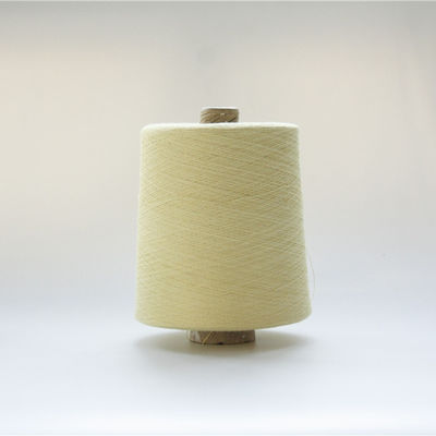 Le fil de couture de franc Para Aramid bavardent Ne30/2 jaune cru pour le tissage de tissu